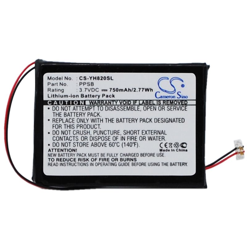 Li-ion Battery fits Samsung, Yeep Yh-820, Yeep Yh-820s, Yh-820mc 3.7V, 750mAh Media Player Cameron Sino Technology Limited