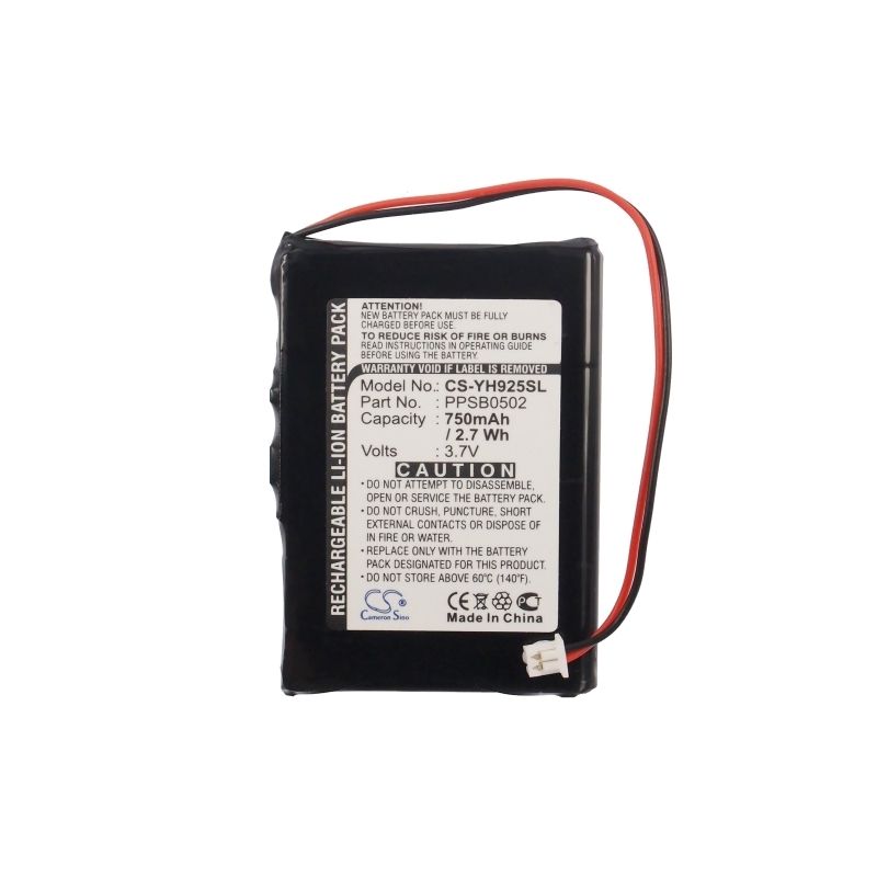 Li-ion Battery fits Samsung, Yh-920, Yh-925 Mp3 Player, 3.7V, 750mAh Media Player Cameron Sino Technology Limited