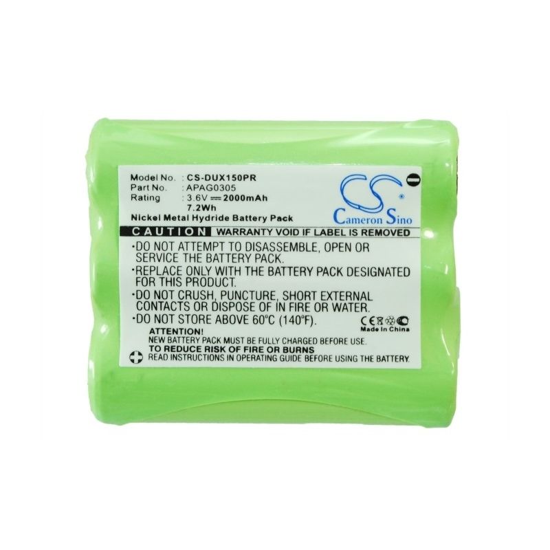 Ni-MH Battery fits Duracom, 48312, 9094, I9xtp150 3.6V, 2000mAh Communications Cameron Sino Technology Limited (Suspended)