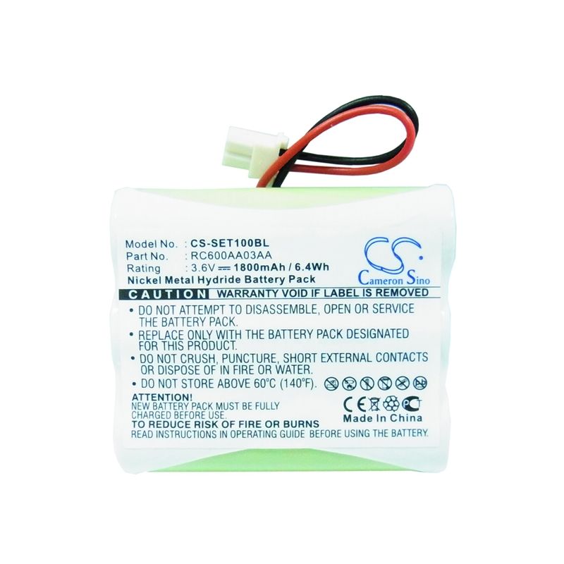 Ni-MH Battery fits Proxibus, Ldp400, Monetel Cdk Pp1100, Monetel Eft10p 3.6V, 1800mAh Payment Terminal Cameron Sino Technology Limited