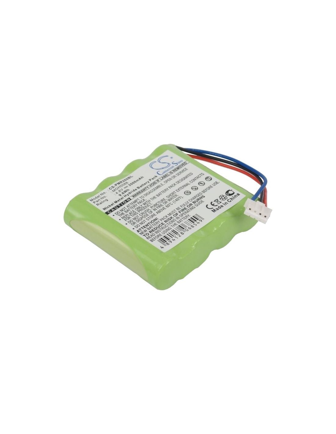 Ni-MH Battery fits Topcard, Pmr 200, Pmr200, 4.8V, 2000mAh Payment Terminal Cameron Sino Technology Limited