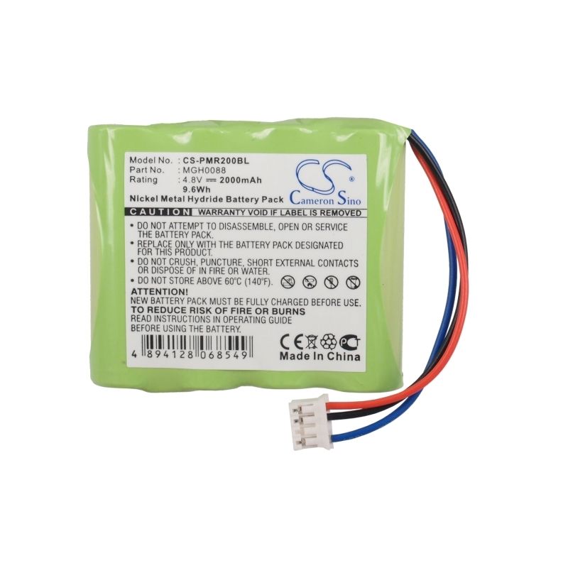 Ni-MH Battery fits Topcard, Pmr 200, Pmr200, 4.8V, 2000mAh Payment Terminal Cameron Sino Technology Limited