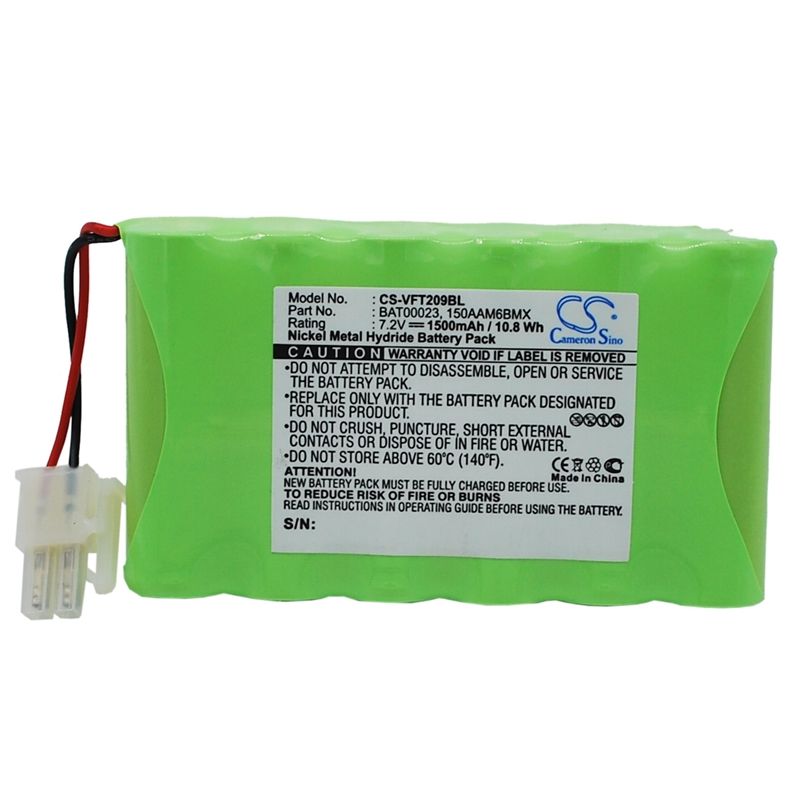 Ni-MH Battery fits Verifone, Nurit 2085u, Nurit 2090, 7.2V, 1500mAh Payment Terminal Cameron Sino Technology Limited