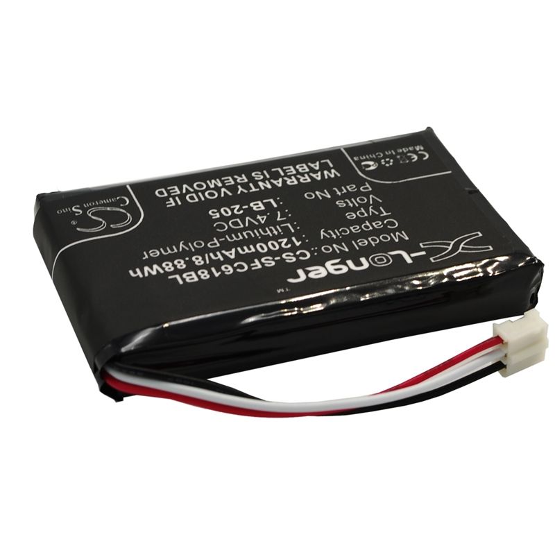 Li-polymer Battery Fits Safescan, 6185, Safescan 7.4v, 1200mah Payment Terminal Cameron Sino Technology Limited