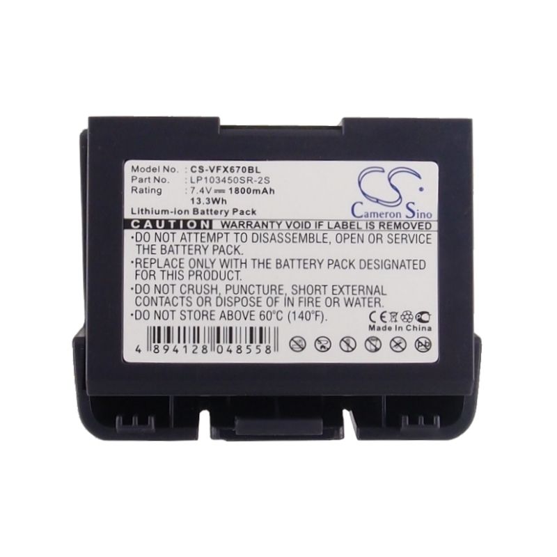 Li-ion Battery Fits Verifone, Vx520, Vx670, Vx670 Wireless Credit Card Machine 7.4v, 1800mah Payment Terminal Cameron Sino Technology Limited