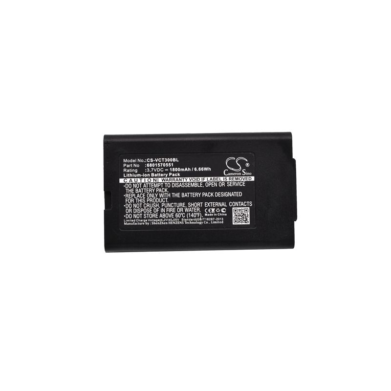 Li-ion Battery Fits Vectron, B30, Mobilepro, Mobilepro 2 3.7v, 1800mah Payment Terminal Cameron Sino Technology Limited
