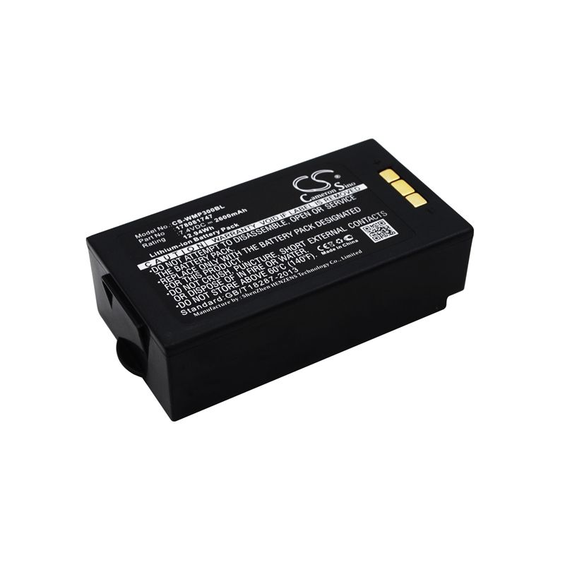 Li-ion Battery fits Mobiwire, Mobiprin 3, Mobiwire 7.4V, 2600mAh Payment Terminal Cameron Sino Technology Limited