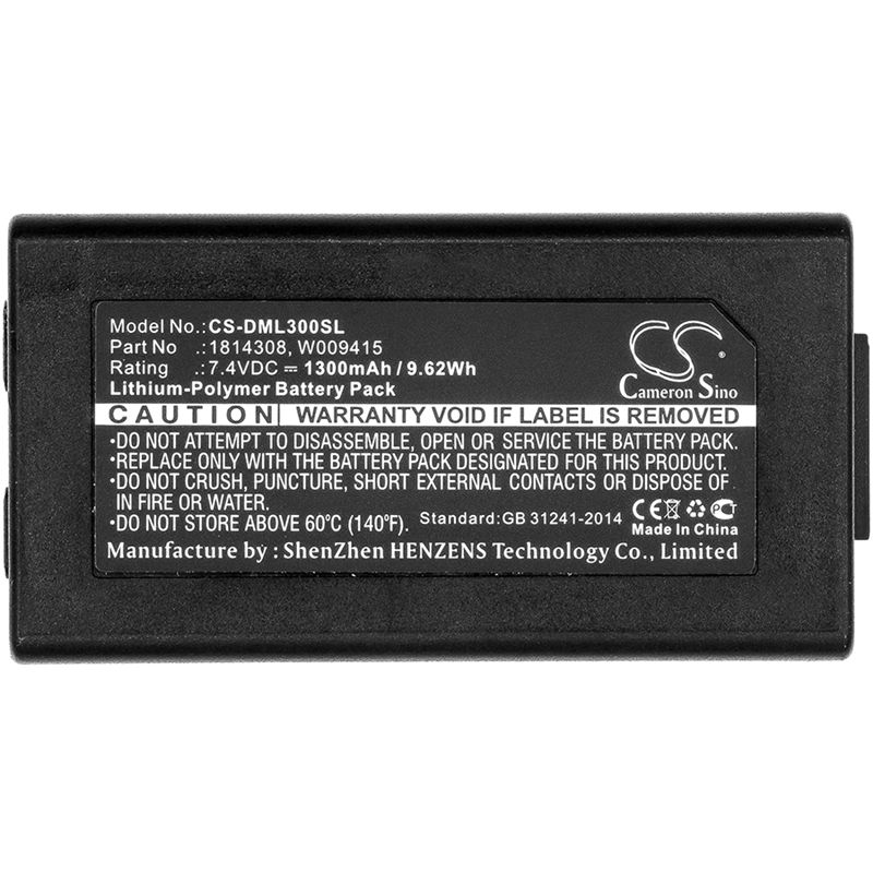 Li-polymer Battery Fits Dymo, 1982171, Labelmanager 500ts, Labelmanager Lm-500ts 7.4v, 1300mah Portable Printer Cameron Sino Technology Limited