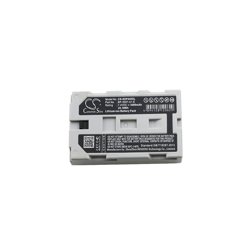 Li-ion Battery fits Seiko, Dpu-3445, Seiko 7.4V, 3400mAh Portable Printer Cameron Sino Technology Limited