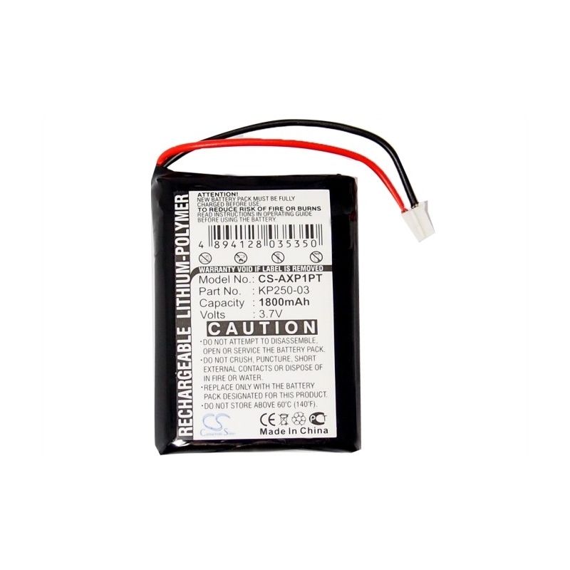 Li-Polymer Battery fits Aaxa, P1 Pico Projector, Aaxa 3.7V, 1700mAh Projector Cameron Sino Technology Limited