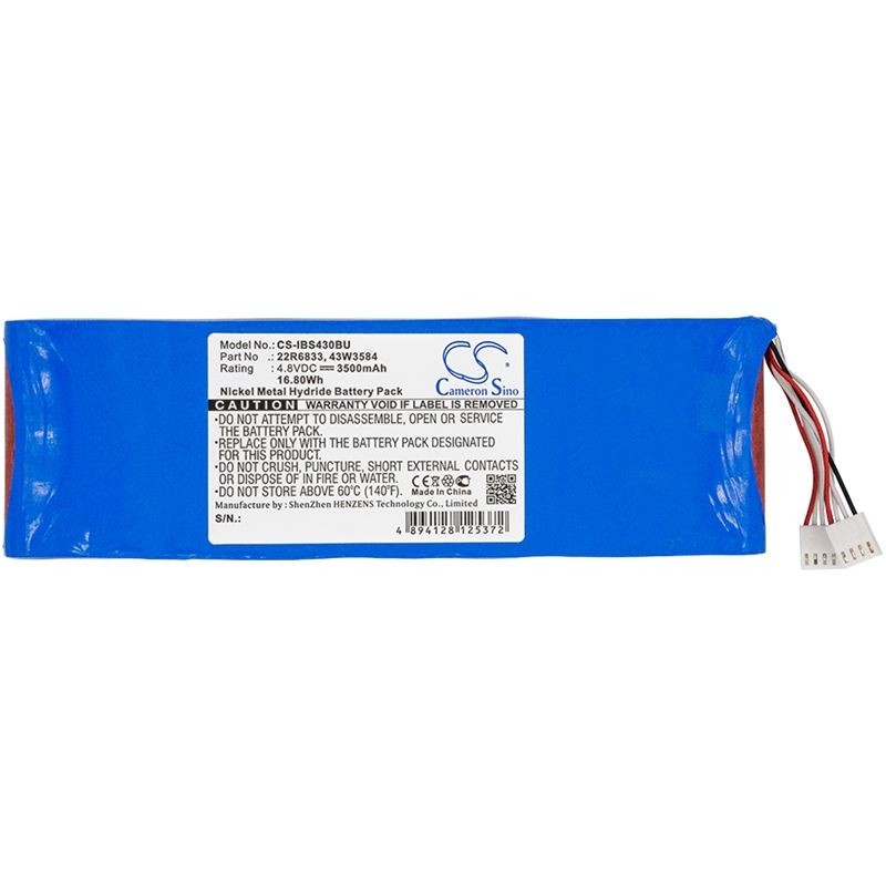 Ni-mh Battery Fits Ibm, 22r6649 Sas, 43w3584, 43w3630 4.80v, 3500mah RAID Controller Cameron Sino Technology Limited