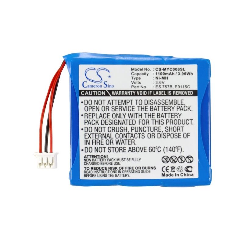 Ni-MH Battery fits Mylex, Pcb Raid Cache, Mylex 3.6V, 1100mAh Industrial Cameron Sino Technology Limited