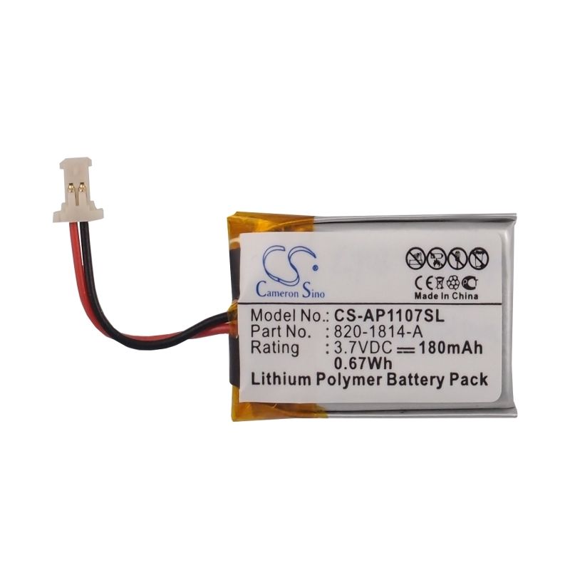 Li-polymer Battery Fits Apple, A1107 17", Powerbook G4, 3.7v, 180mah RAID Controller Cameron Sino Technology Limited