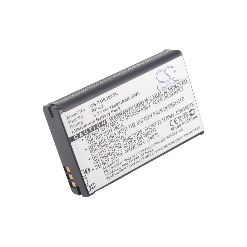 Li-ion Battery fits Tascam, Dr-1, Gt-r1, 3.7V, 1800mAh Recorder Cameron Sino Technology Limited