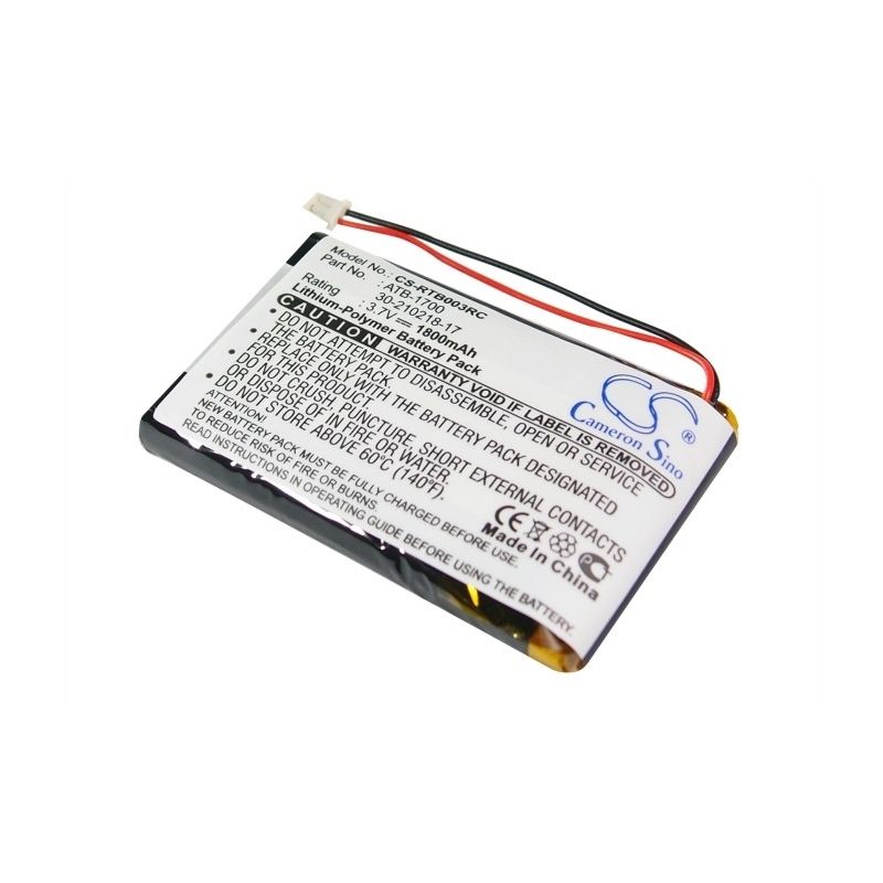 Li-ion Battery Fits Rti, T3v, T3-v, T3-v+ 3.7v, 1800mah Remote Control Cameron Sino Technology Limited