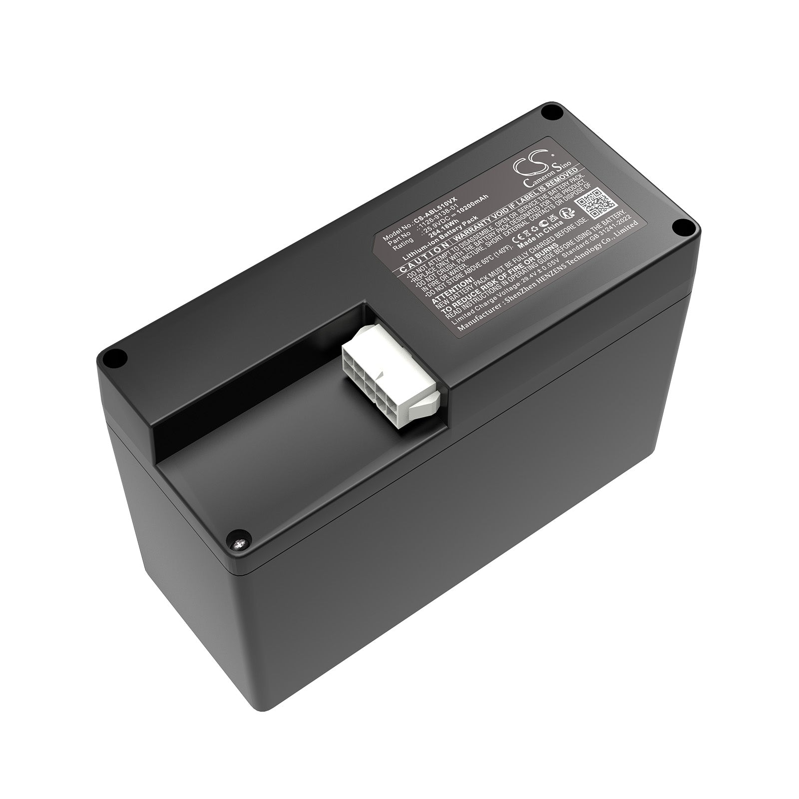 25.9V, Li-ion, 10200mAh, Battery fits Ambrogio 4.0 Basic 4WD Premium, 4.0 Elite 4WD Premium, 264.18Wh Lawn Mowers Cameron Sino Technology Limited