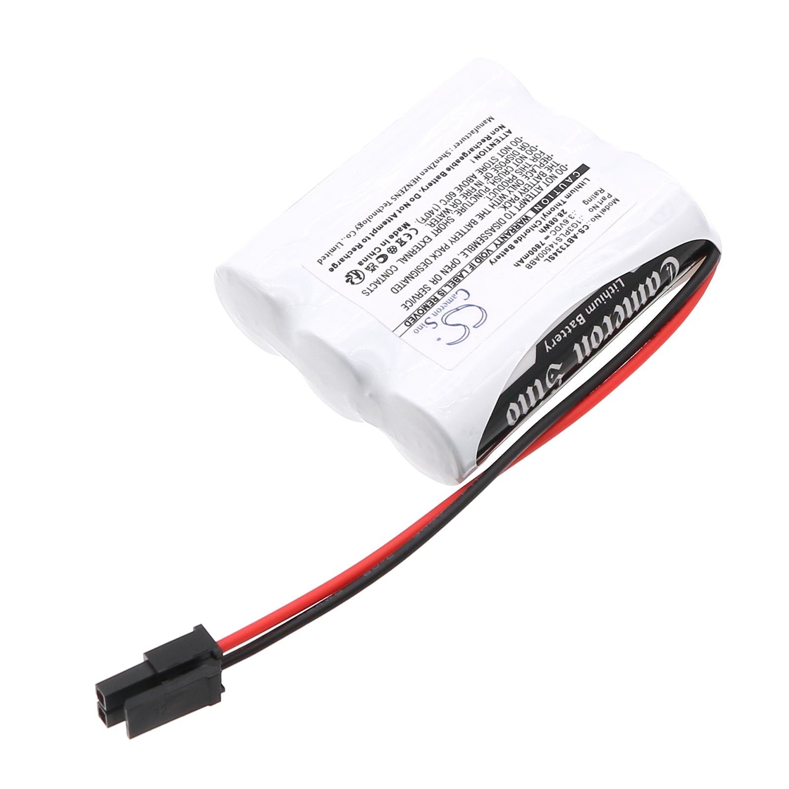3.6V, Li-SOCl2, 7800mAh, Battery fits ABB 1G3PLS14500ABB, IRB 120, 28.08Wh PLC Cameron Sino Technology Limited