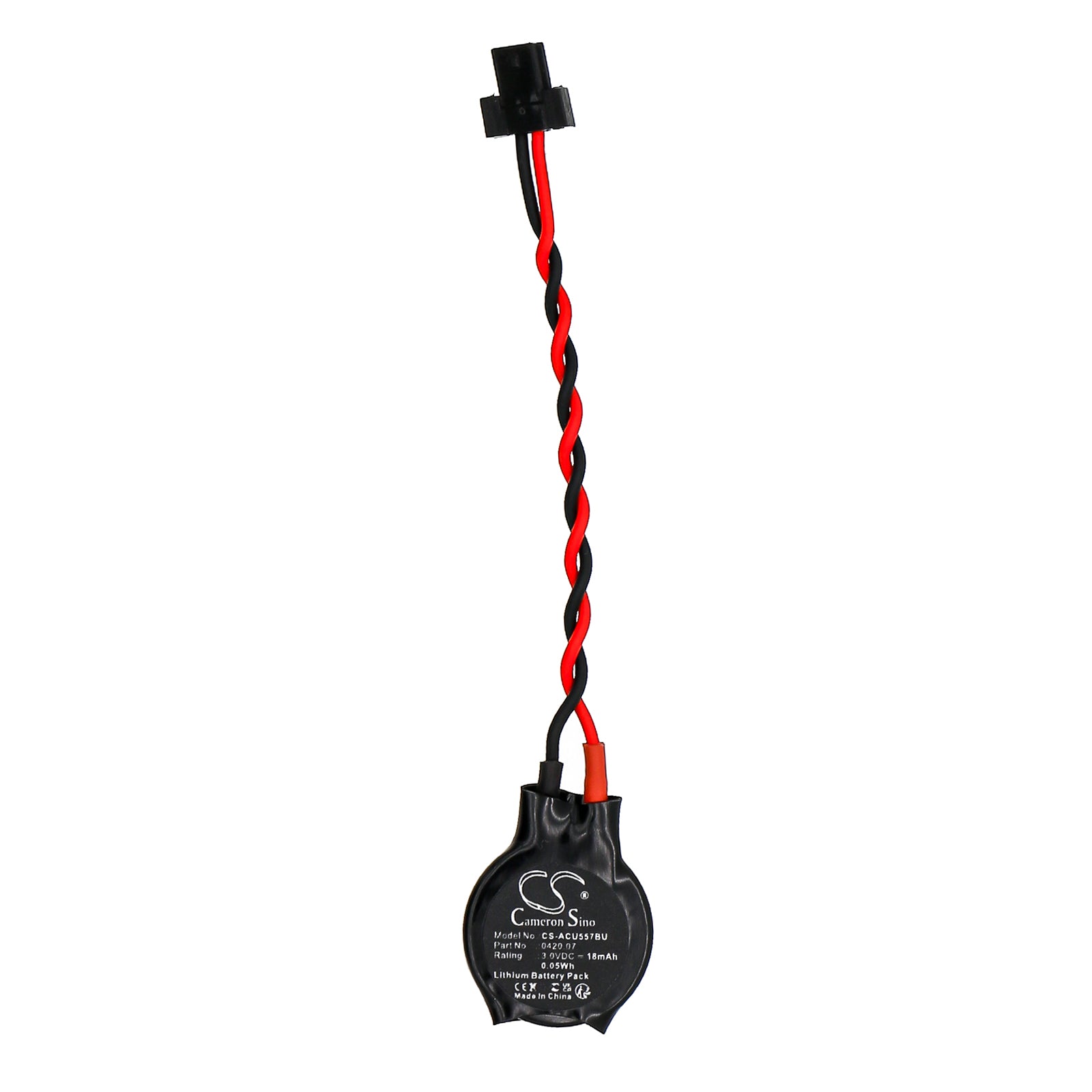 3V, Lithium, 18mAh, Battery fits Acer Aspire 5570, 0.05Wh CMOS / BackUp Cameron Sino Technology Limited