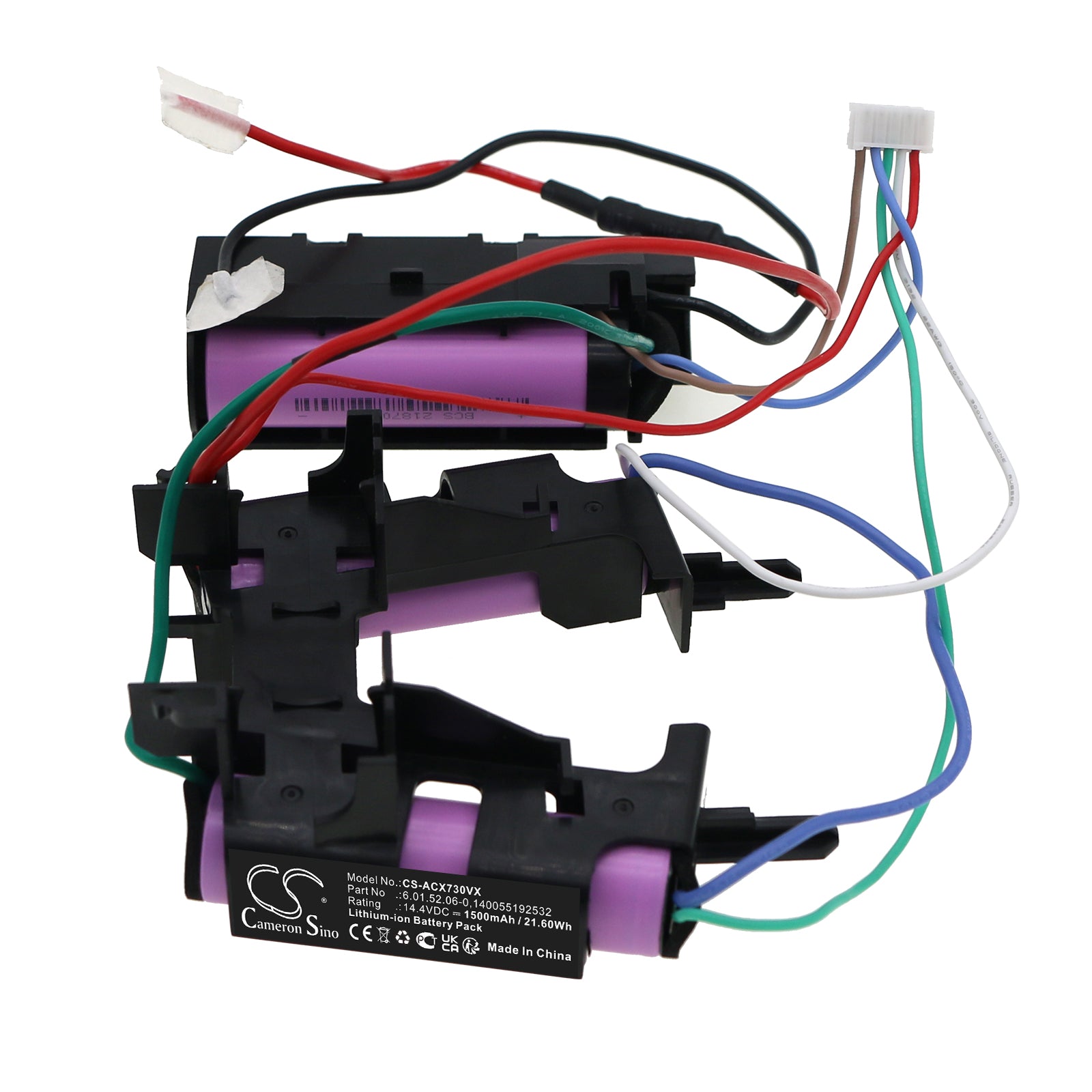 Li-ion, Vacuum Battery fits Aeg 900273788, 900273789, 14.4V, 1500mAh Vacuum Cameron Sino Technology Limited