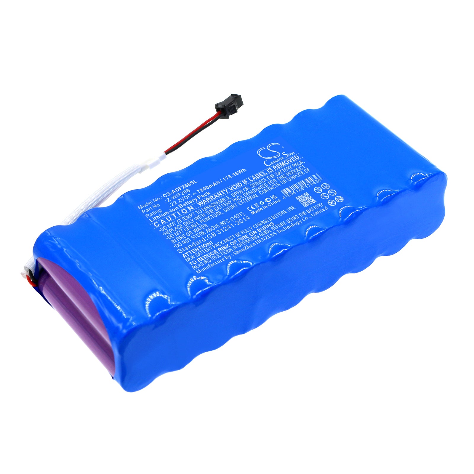 Li-ion, Lighting & Studio Battery fits American Dj Wifly Exr Qa5 Ip, 22.2V, 7800mAh Lighting & Studio Cameron Sino Technology Limited