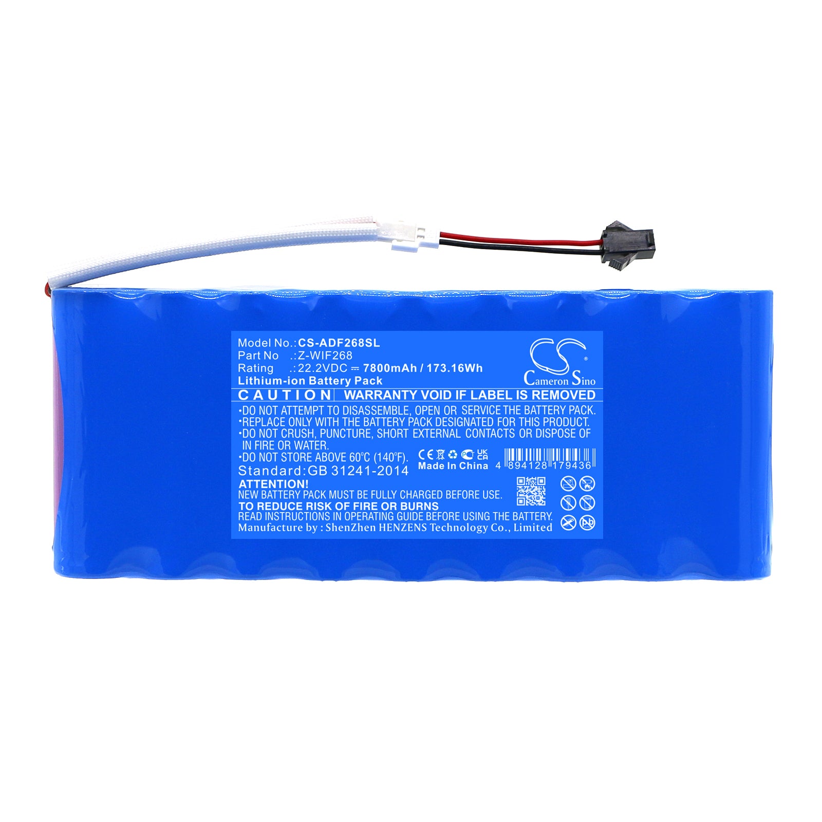Li-ion, Lighting & Studio Battery fits American Dj Wifly Exr Qa5 Ip, 22.2V, 7800mAh Lighting & Studio Cameron Sino Technology Limited