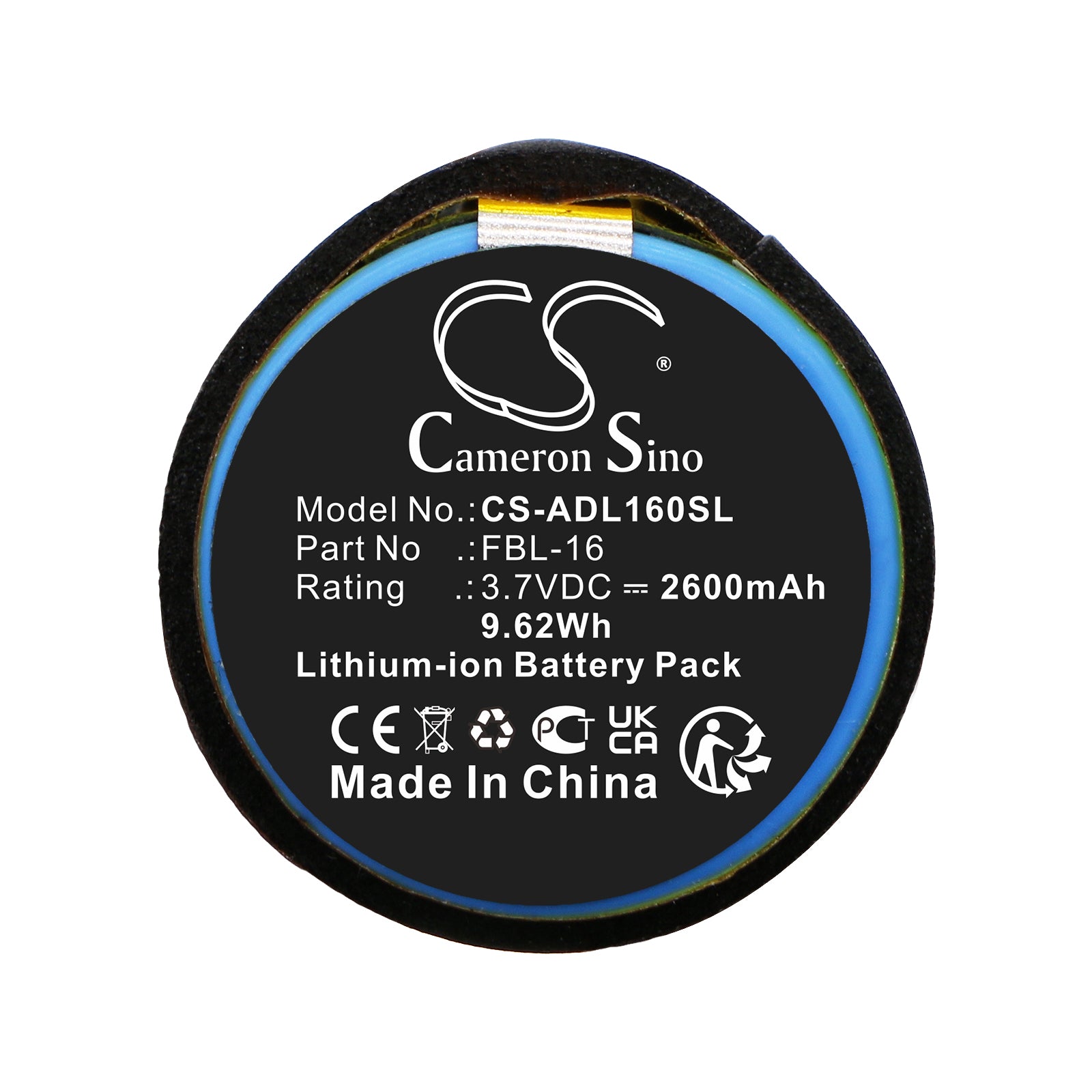 Li-ion, Shaver Battery fits Andis 8224, Cordless Envy, 3.7V, 2600mAh Shaver Cameron Sino Technology Limited