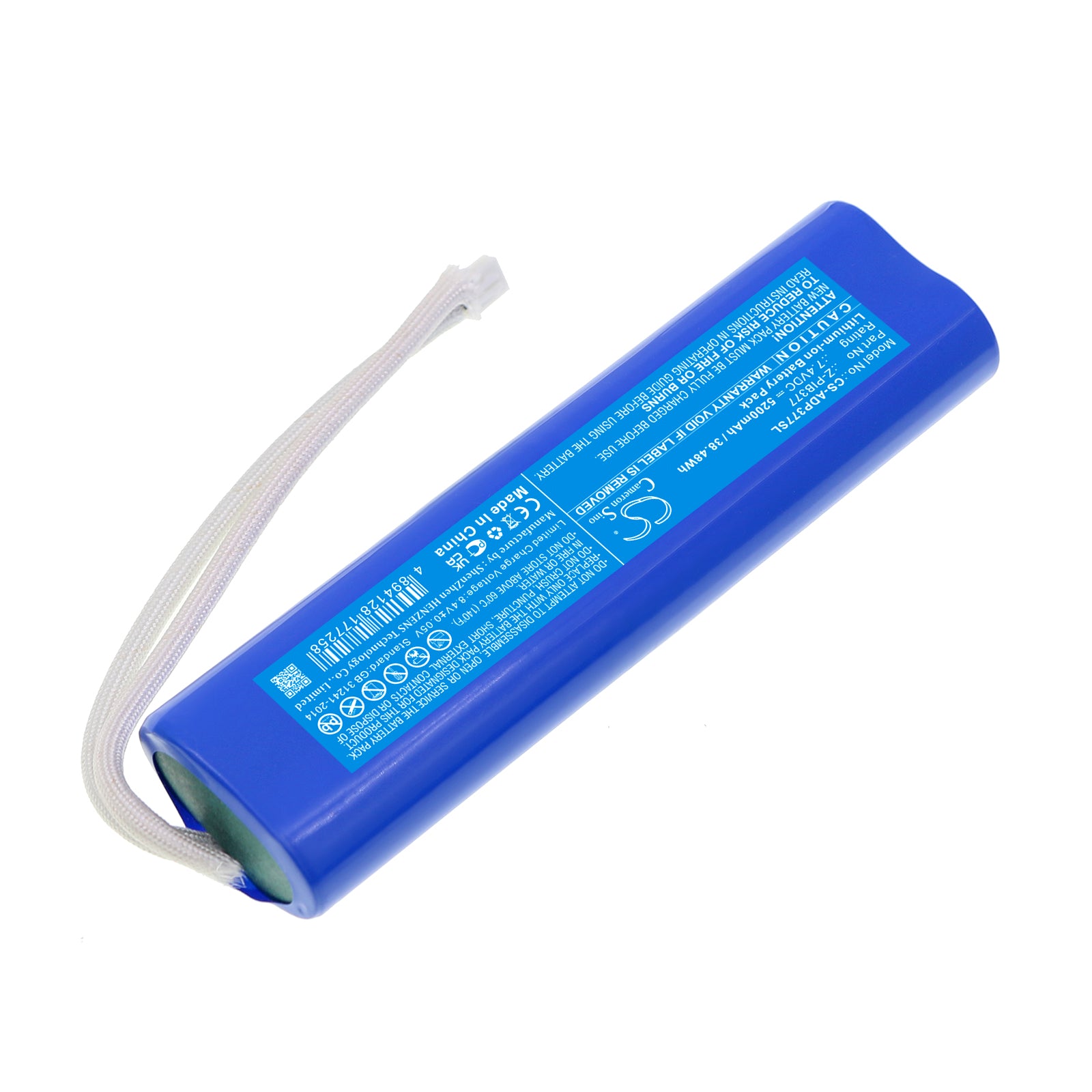 Li-ion, Lighting & Studio Battery fits American Dj Pinpoint Gobo, Pinpoint Gobo Color, 7.4V, 5200mAh Lighting & Studio Cameron Sino Technology Limited