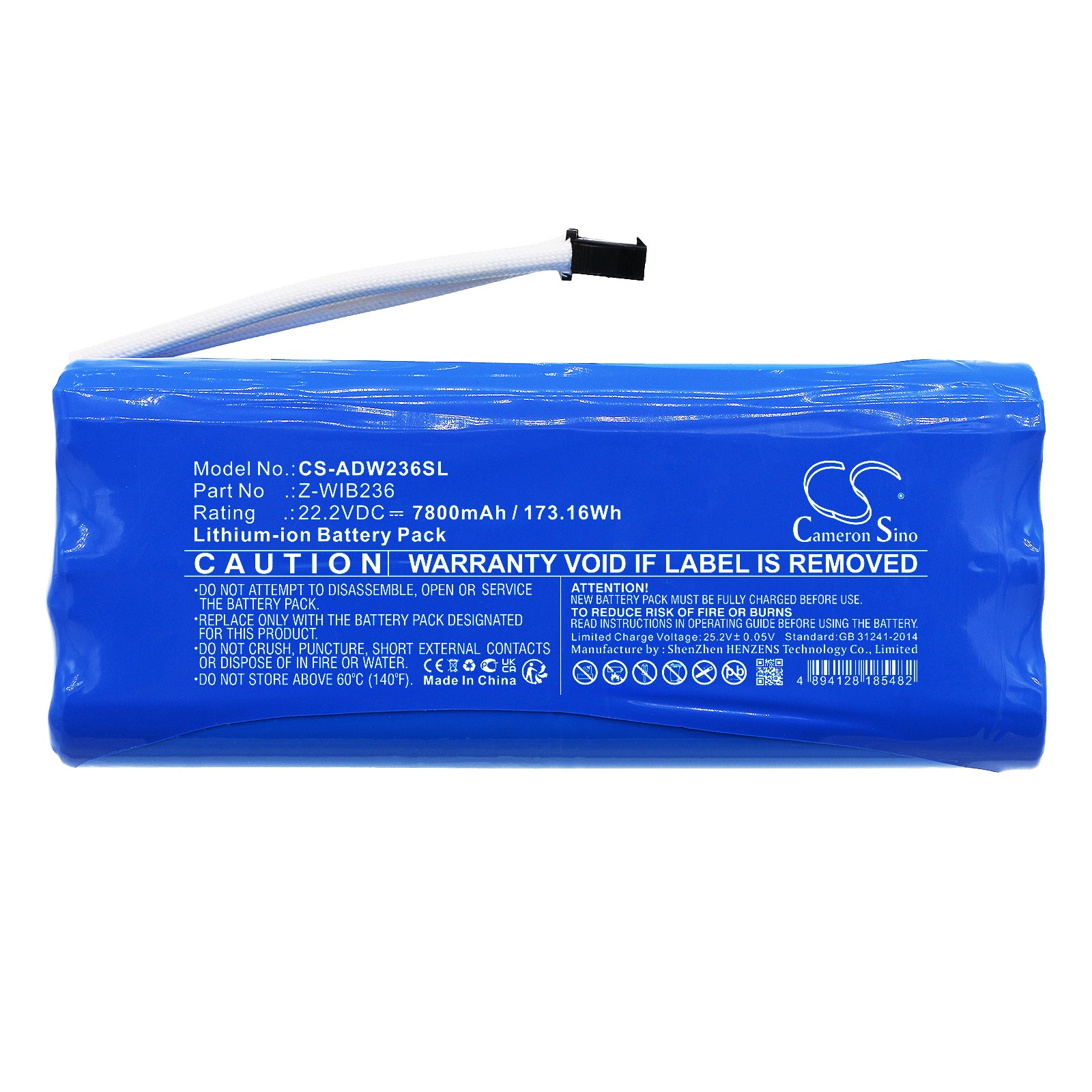 Li-ion, Lighting & Studio Battery fits American Dj Wifly Bar Qa5, 22.2V, 7800mAh Lighting & Studio Cameron Sino Technology Limited