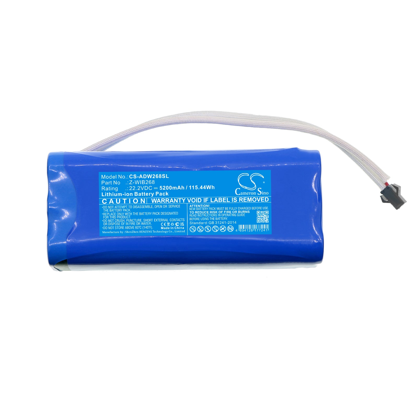 Li-ion, Lighting & Studio Battery fits American Dj Wifly Chameleon, 22.2V, 5200mAh Lighting & Studio Cameron Sino Technology Limited