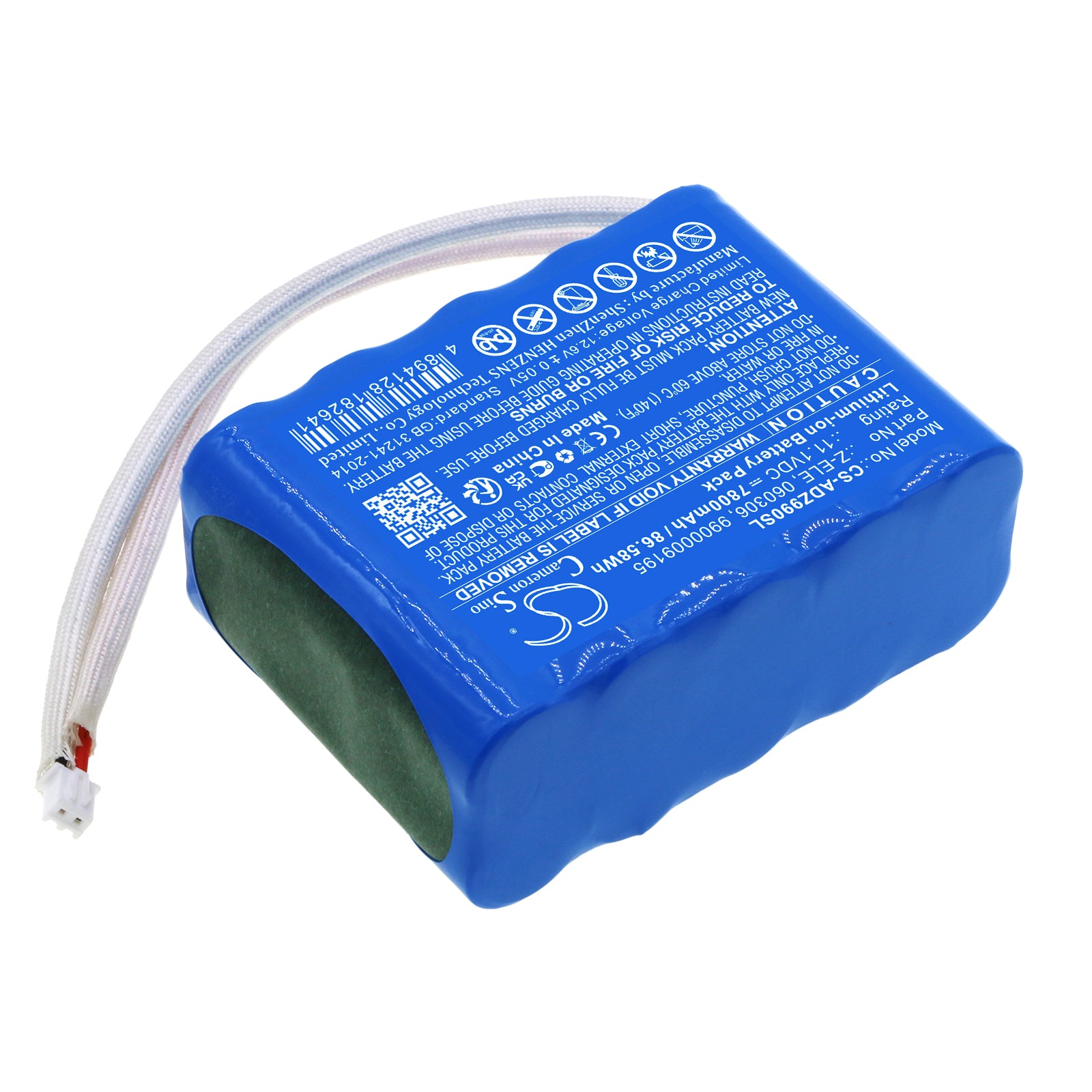 Li-ion, Lighting & Studio Battery fits American Dj Element, 11.1V, 7800mAh Lighting & Studio Cameron Sino Technology Limited