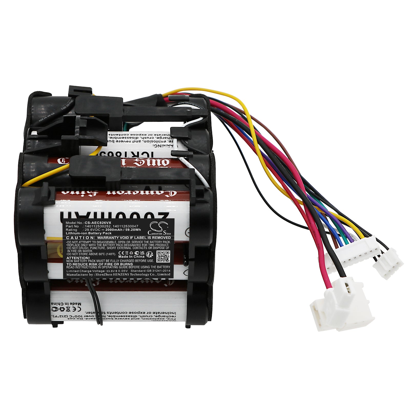 Li-ion, Vacuum Battery fits Aeg 90027881001, 90027881101, 29.6V, 2000mAh Vacuum Cameron Sino Technology Limited