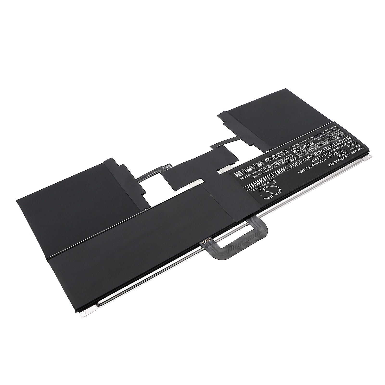 11.45V, Li-Polymer, 4550mAh, Battery fits Apple A2681 (EMC 4074), M2 2022 A2681, 52.1Wh Notebook, Laptop Cameron Sino Technology Limited
