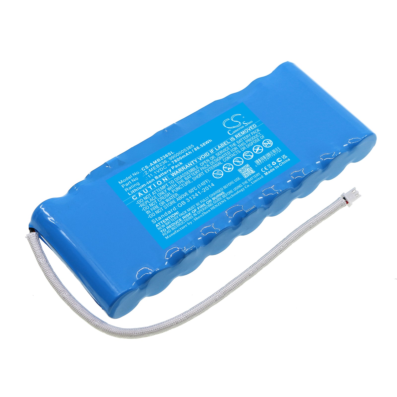 Li-ion, Lighting & Studio Battery fits American Dj Jelly Go Par64 Rgba, Mega Go Par64 Rgba, 11.1V, 7800mAh Lighting & Studio Cameron Sino Technology Limited