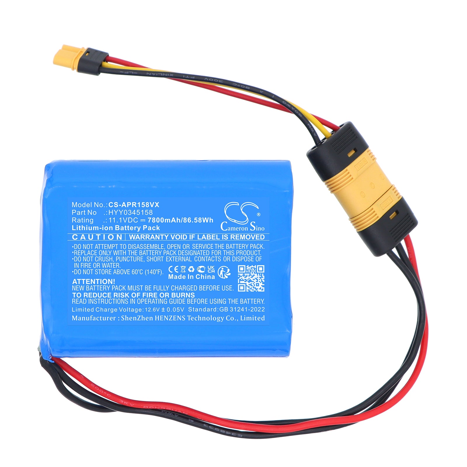 11.1V, Li-ion, 7800mAh, Battery fits Aiper Seagull Plus Pool Vacuum, 86.58Wh Robotic Pool Cleaner Cameron Sino Technology Limited