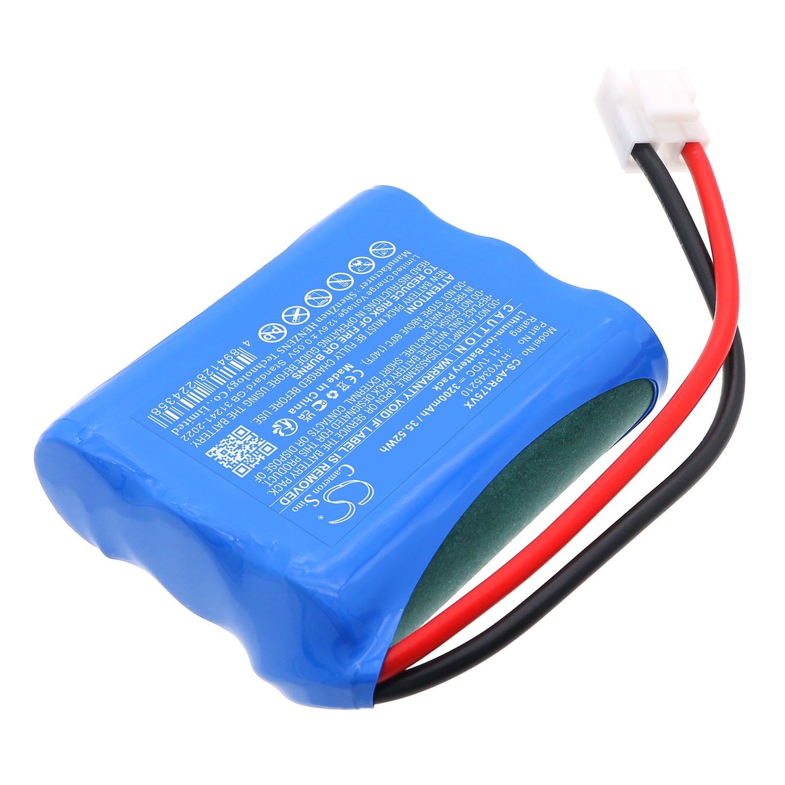 11.1V, Li-ion, 3200mAh, Battery fits Aiper Scuba SE Pool Vacuum Cleaner Robotic Pool Cleaners, 35.52Wh Robotic Pool Cleaner Cameron Sino Technology Limited