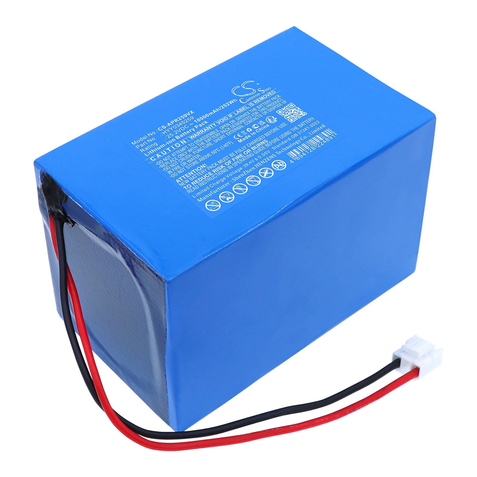 25.2V, Li-ion, 10000mAh, Battery fits Aiper Seagull 3000 Wall-Climbing Cordless Pool Cleaner, 252Wh Robotic Pool Cleaner Cameron Sino Technology Limited