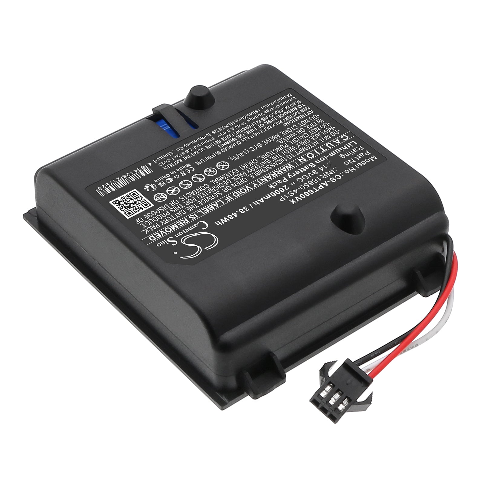 14.8V, Li-ion, 2600mAh, Battery fits Aiper MT600, 38.48Wh Robotic Pool Cleaner Cameron Sino Technology Limited