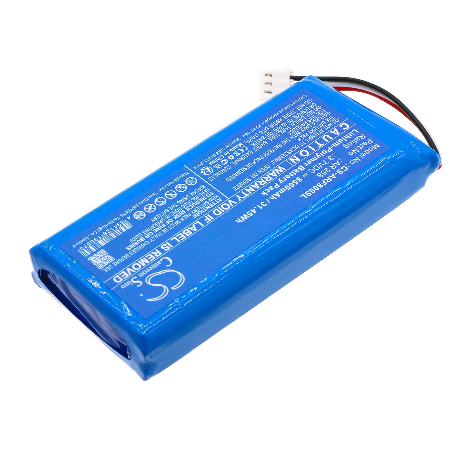 Li-Polymer, Equipment, Survey, Test Battery fits Aaronia Hf-8000, Spectran V5, 3.7V, 8500mAh Equipment, Survey, Test Cameron Sino Technology Limited
