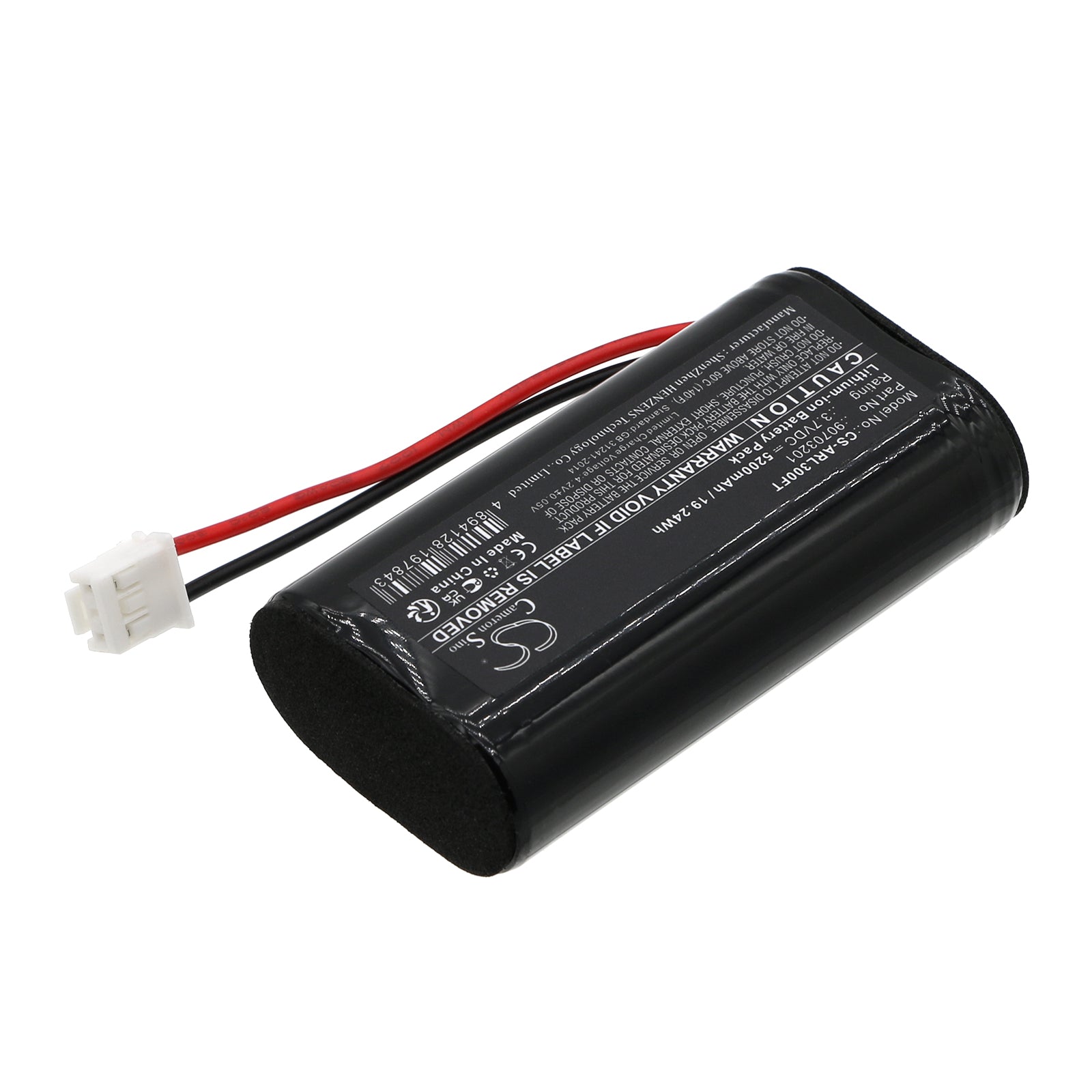 Li-ion, Flashlight Battery fits Adaro Adalit L-3000, Adalit L-3000 Power, 3.7V, 5200mAh Flashlight Cameron Sino Technology Limited