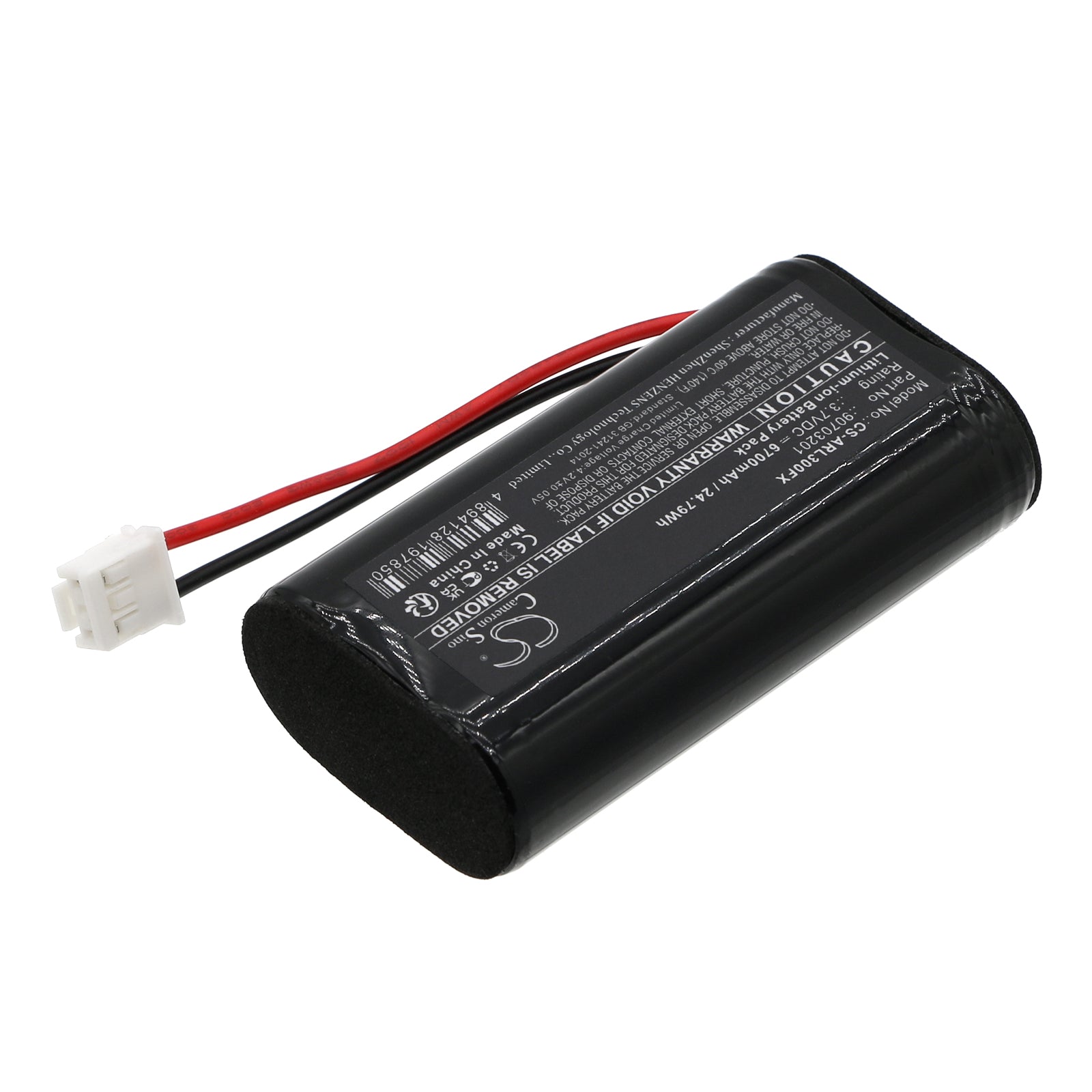 Li-ion, Flashlight Battery fits Adaro Adalit L-3000, Adalit L-3000 Power, 3.7V, 6700mAh Flashlight Cameron Sino Technology Limited