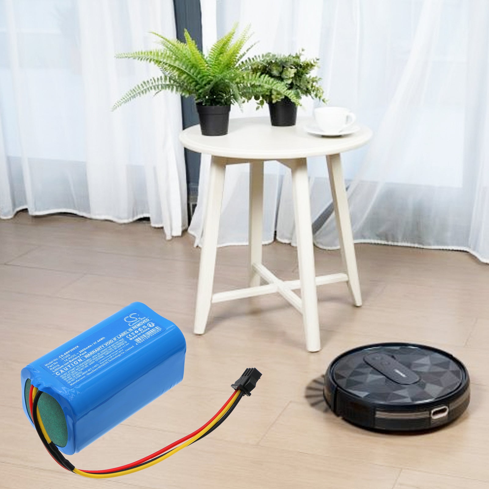 Li-ion, Vacuum Battery fits Airrobo P20, 14.4V, 2600mAh Vacuum Cameron Sino Technology Limited