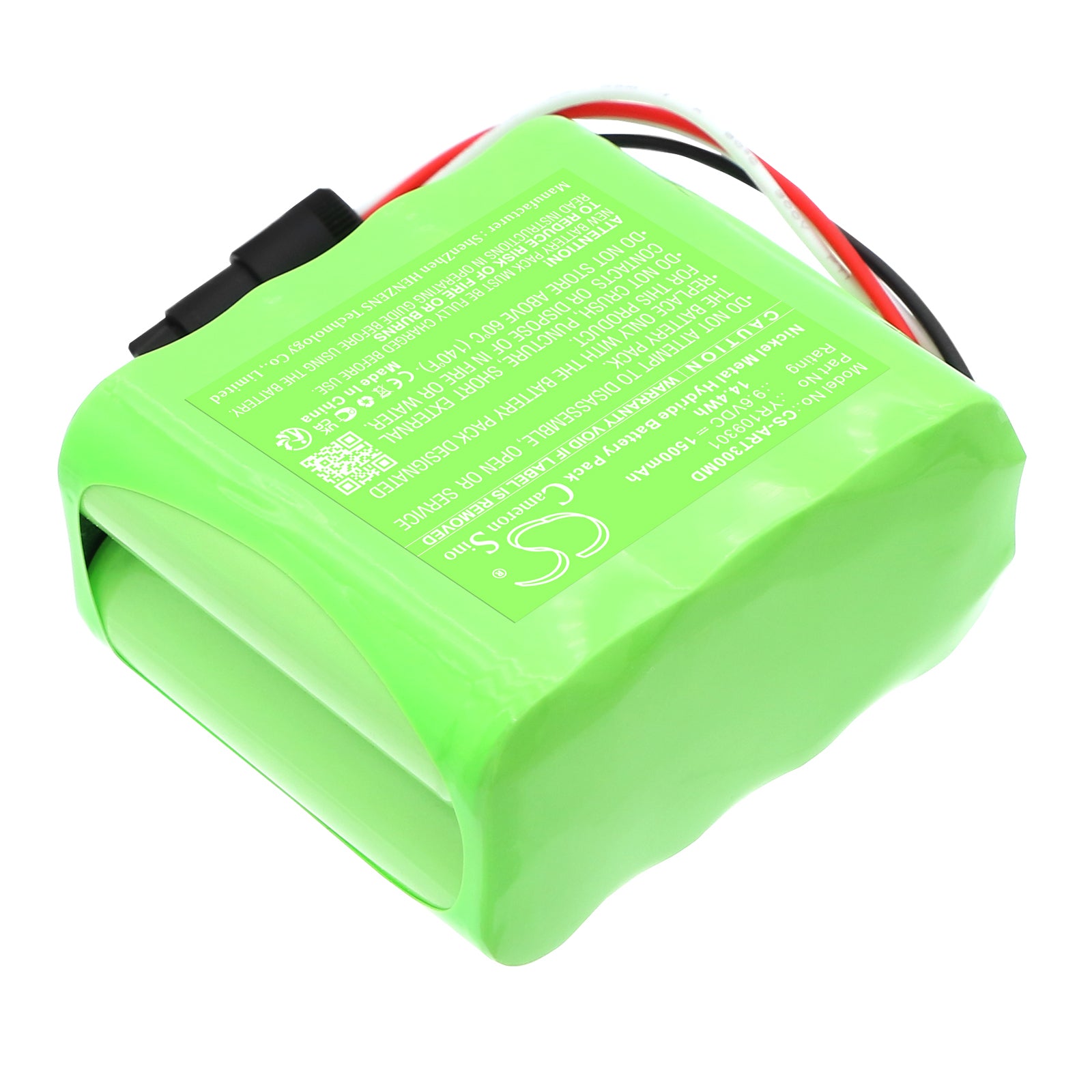 9.6V, Ni-MH, 1500mAh, Battery fits Air Liquide Blease 5500 Osiris 3, Taema Respirator Osiris 3, 14.4Wh Medical Cameron Sino Technology Limited