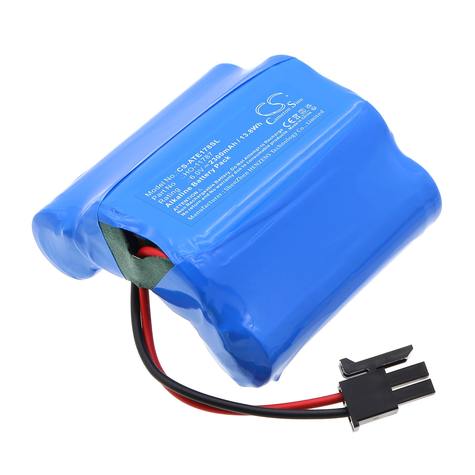 6V, Alkaline, 2300mAh, Battery fits ATS Electro-Lube MD125, 13.8Wh Equipment, Survey, Test Cameron Sino Technology Limited
