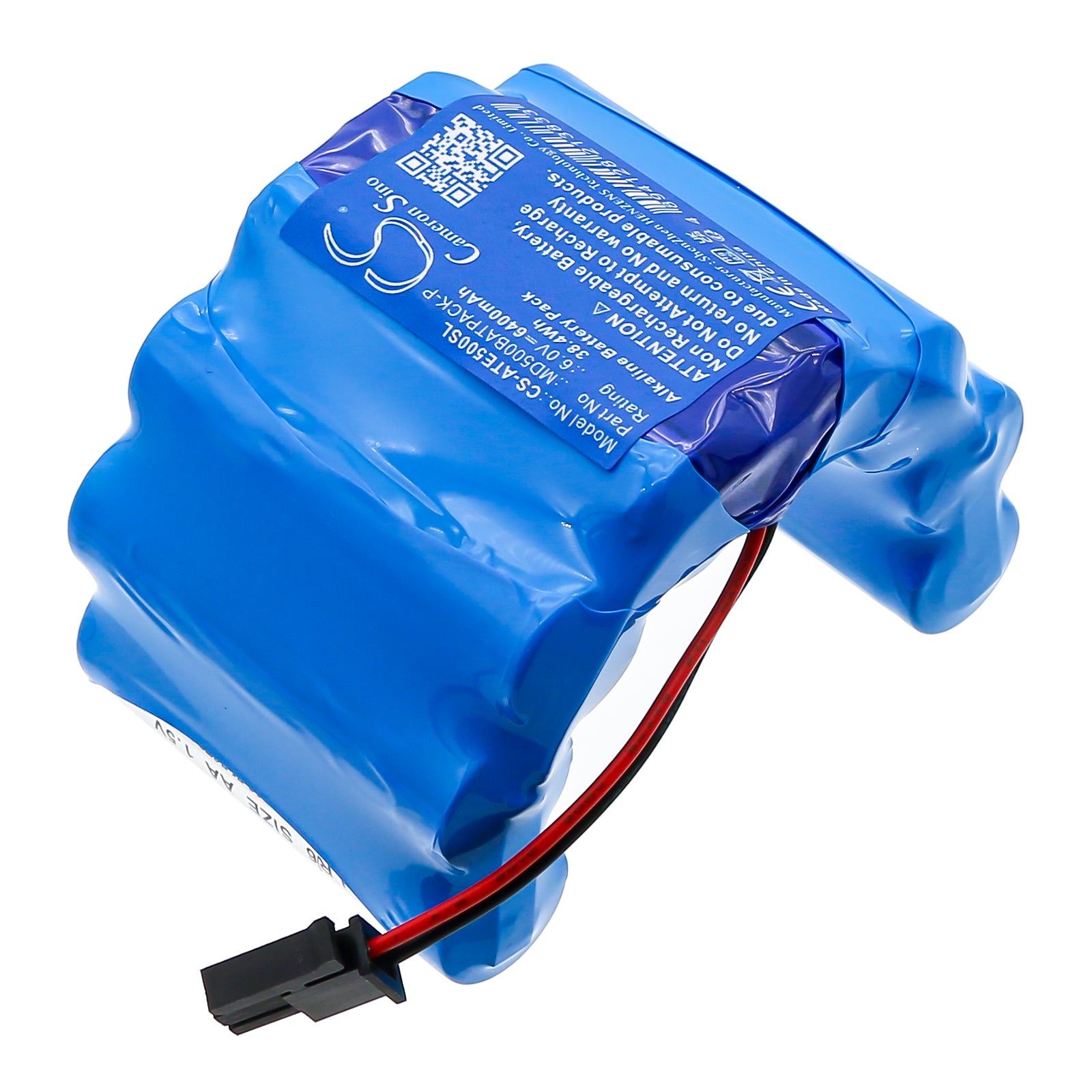 6V, Alkaline, 6400mAh, Battery fits ATS Electro-Lube 250 Ultimate luber, 500 Ultimate luber, 38.4Wh Equipment, Survey, Test Cameron Sino Technology Limited