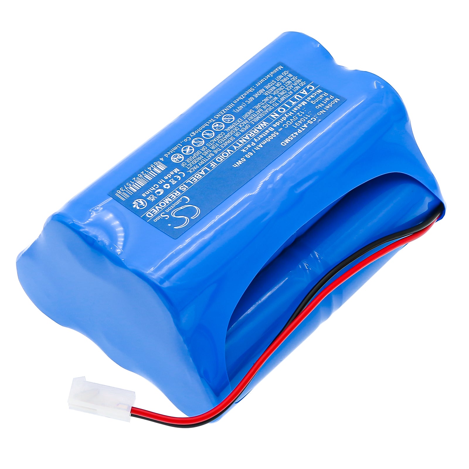 12V, Ni-MH, 5000mAh, Battery fits Atoms Aspirateur Mucosite Atmoport N, pump Atmoport N, 60Wh Medical Cameron Sino Technology Limited