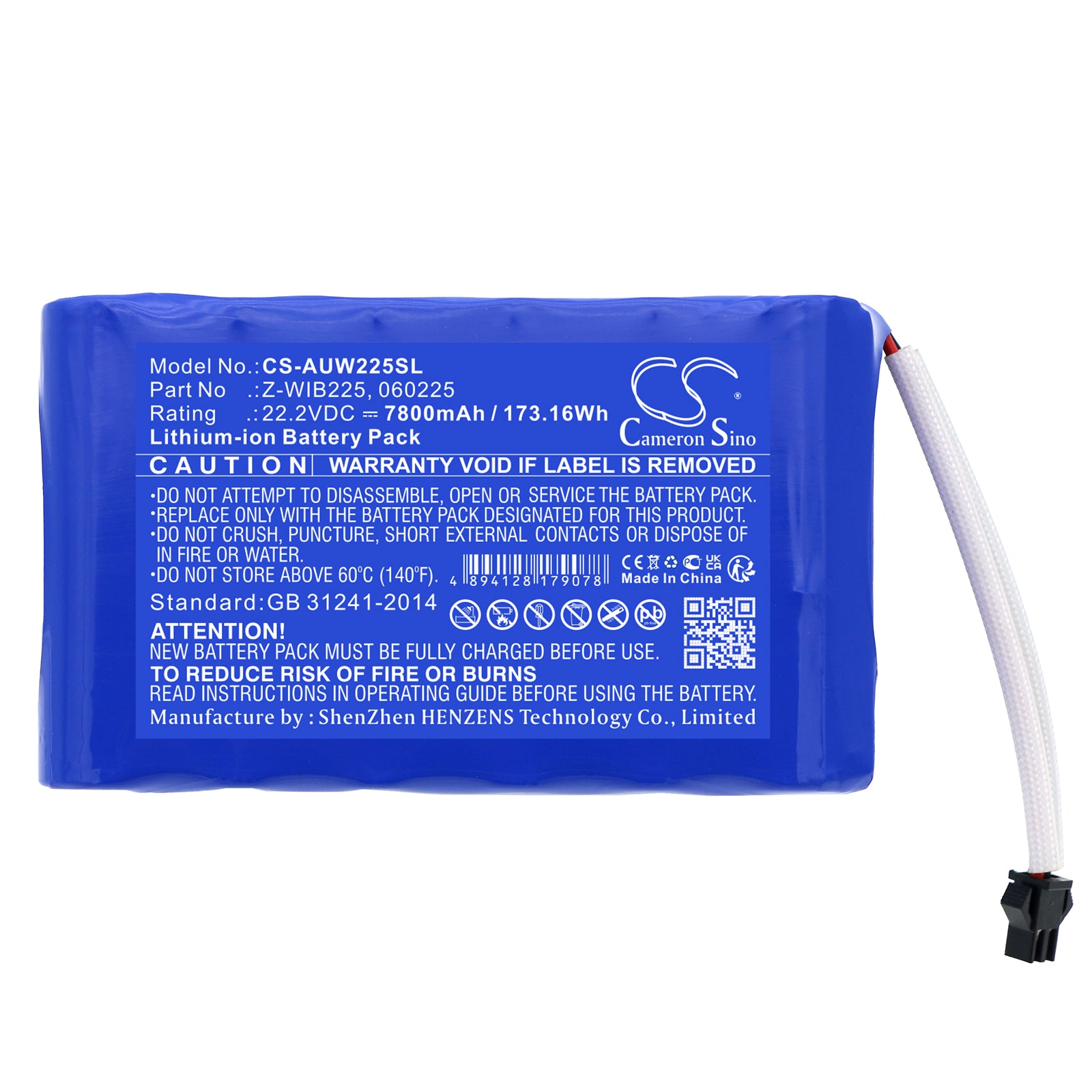 Li-ion, Lighting & Studio Battery fits American Dj Wifly Par Qa5, 22.2V, 7800mAh Lighting & Studio Cameron Sino Technology Limited