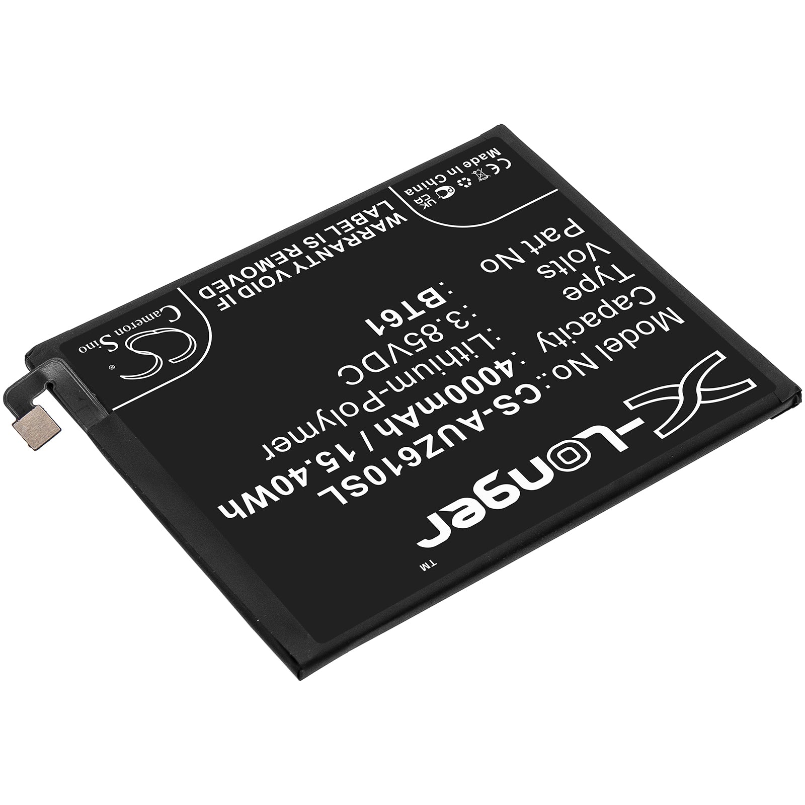 Li-Polymer, Mobile, SmartPhone Battery fits Acer Liquid Z6 Plus, 3.85V, 4000mAh Mobile, SmartPhone Cameron Sino Technology Limited