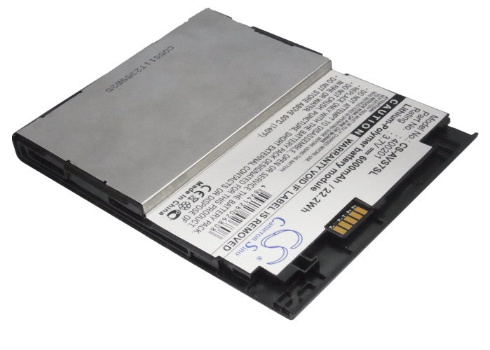 Li-Polymer, Media Player Battery fits Archos 7 160gb, 7 320gb, 3.7V, 6000mAh Media Player Cameron Sino Technology Limited