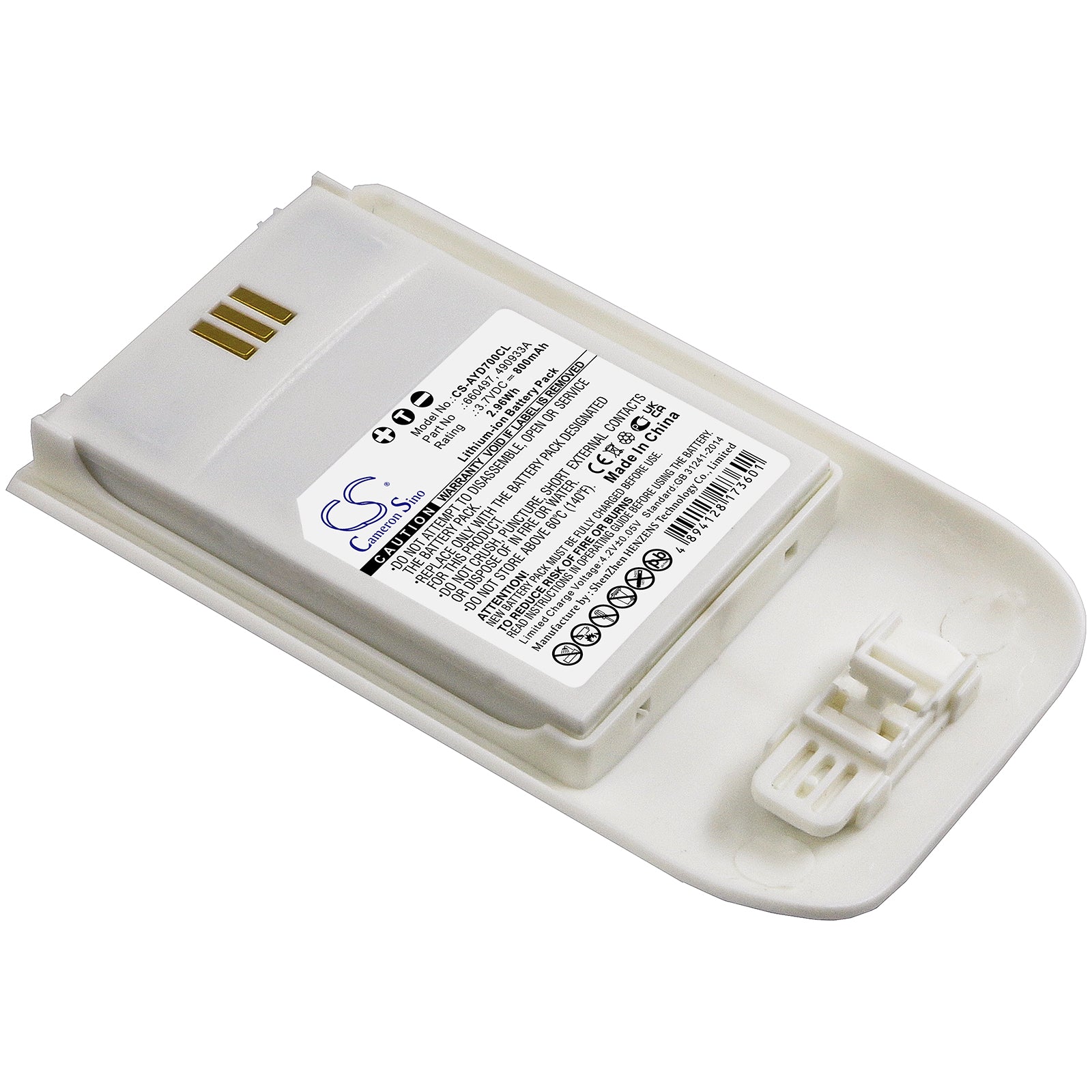 Li-ion, Cordless Phone Battery fits Mitel 5614, 5634, 3.7V, 800mAh Cordless Phone Cameron Sino Technology Limited