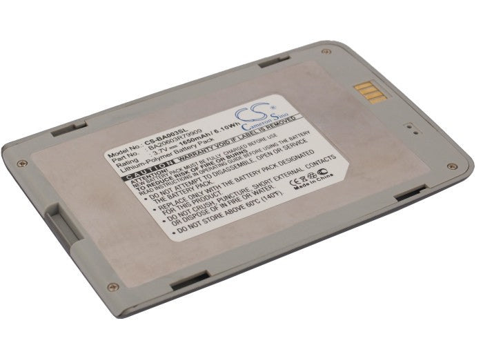 Li-Polymer, Media Player Battery fits Creative Pmc-hd0002, Zen Vision, 3.7V, 1650mAh Media Player Cameron Sino Technology Limited